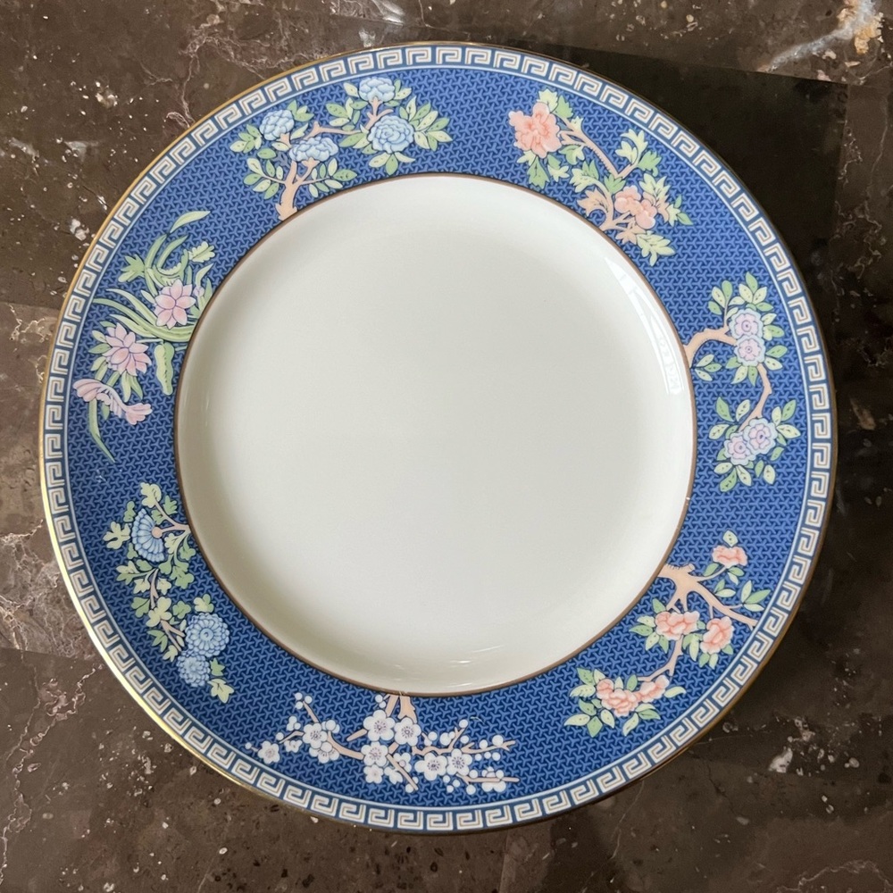 Vintage Wedgwood Blue Siam Bone China Bread and Butter Plate